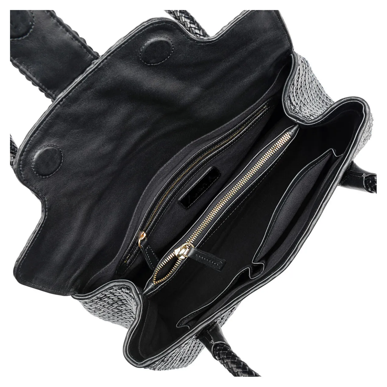 Allan K Flechtleder-Tote Bag