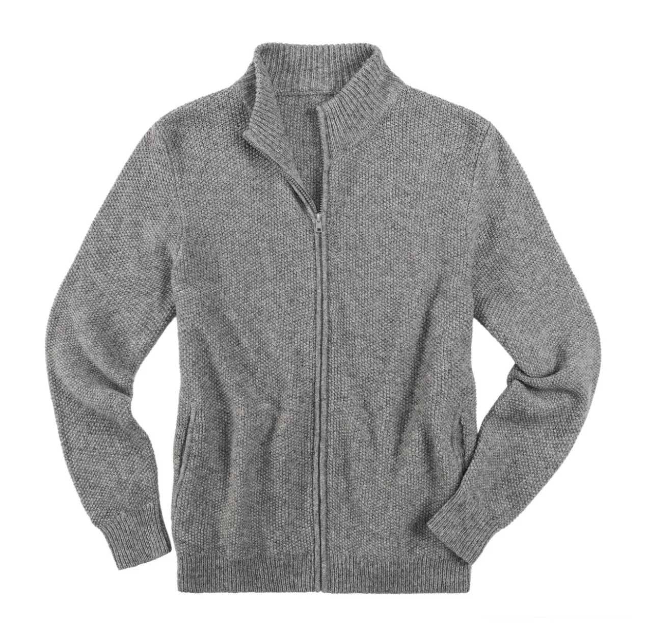 Alpaka-Klima-Strickjacke