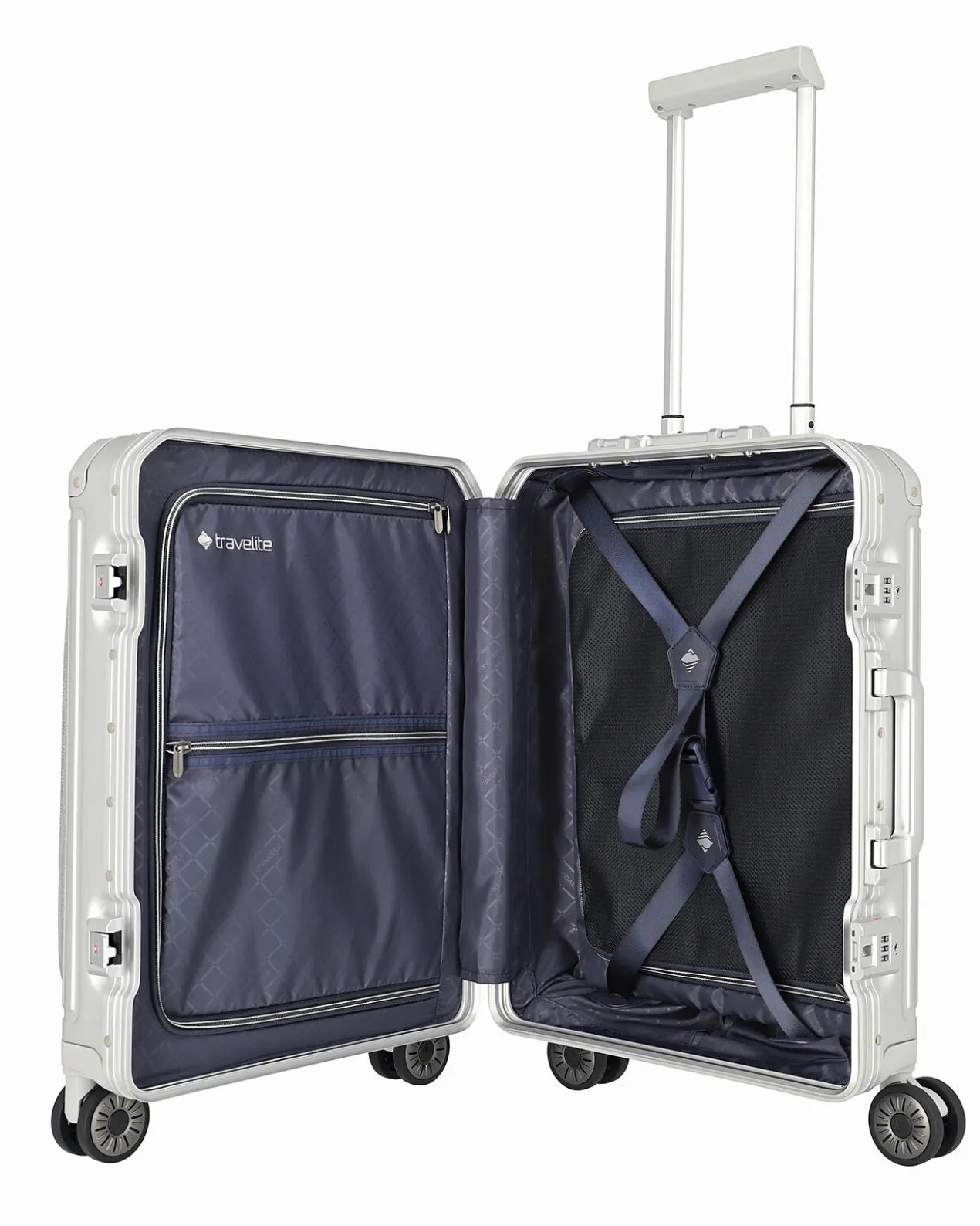 Aluminium-Bordtrolley mit Vortasche