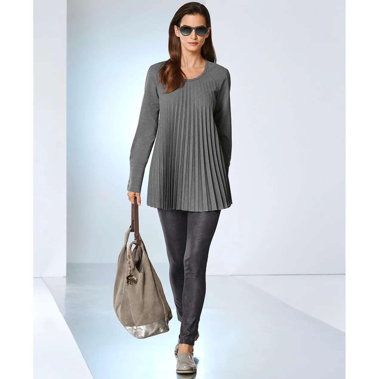 Anokhi Beuteltasche, Stone