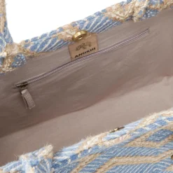 Anokhi Jacquard-Tote Bag Raute