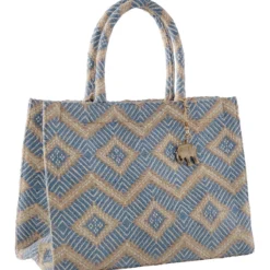 Anokhi Jacquard-Tote Bag Raute