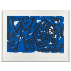 A. R. Penck – Pentagon blau
