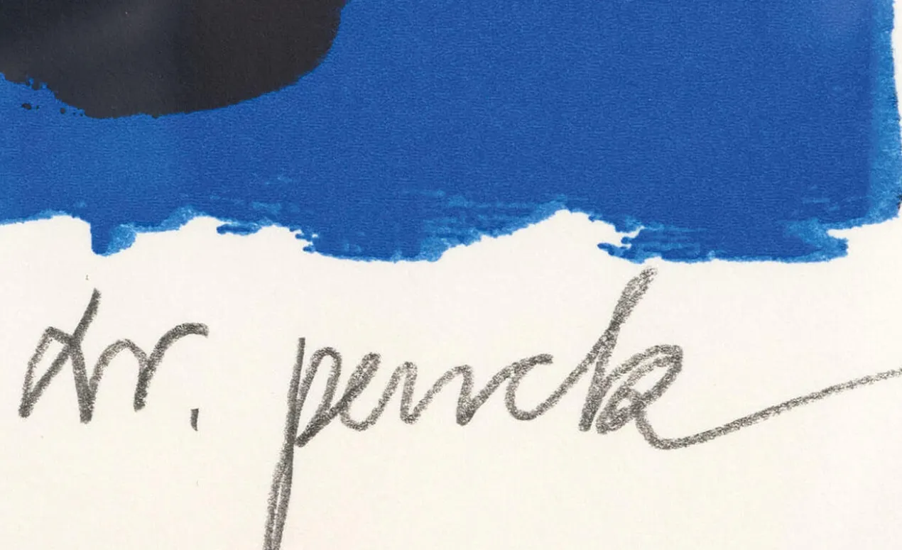 A. R. Penck – Pentagon blau