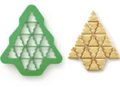 Ausstech-Schablonen, 3er-Set (Tannenbaum, Herz, Schneeflocke)