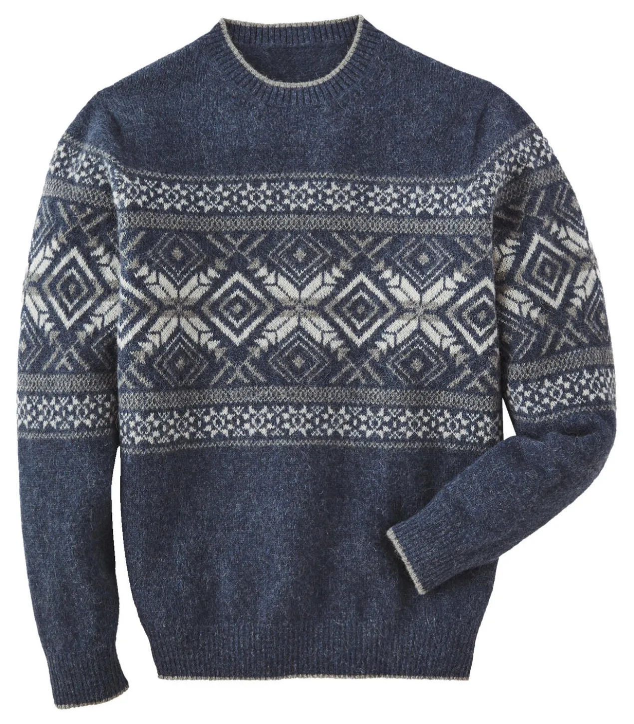 Baby-Alpaka Norwegerpullover
