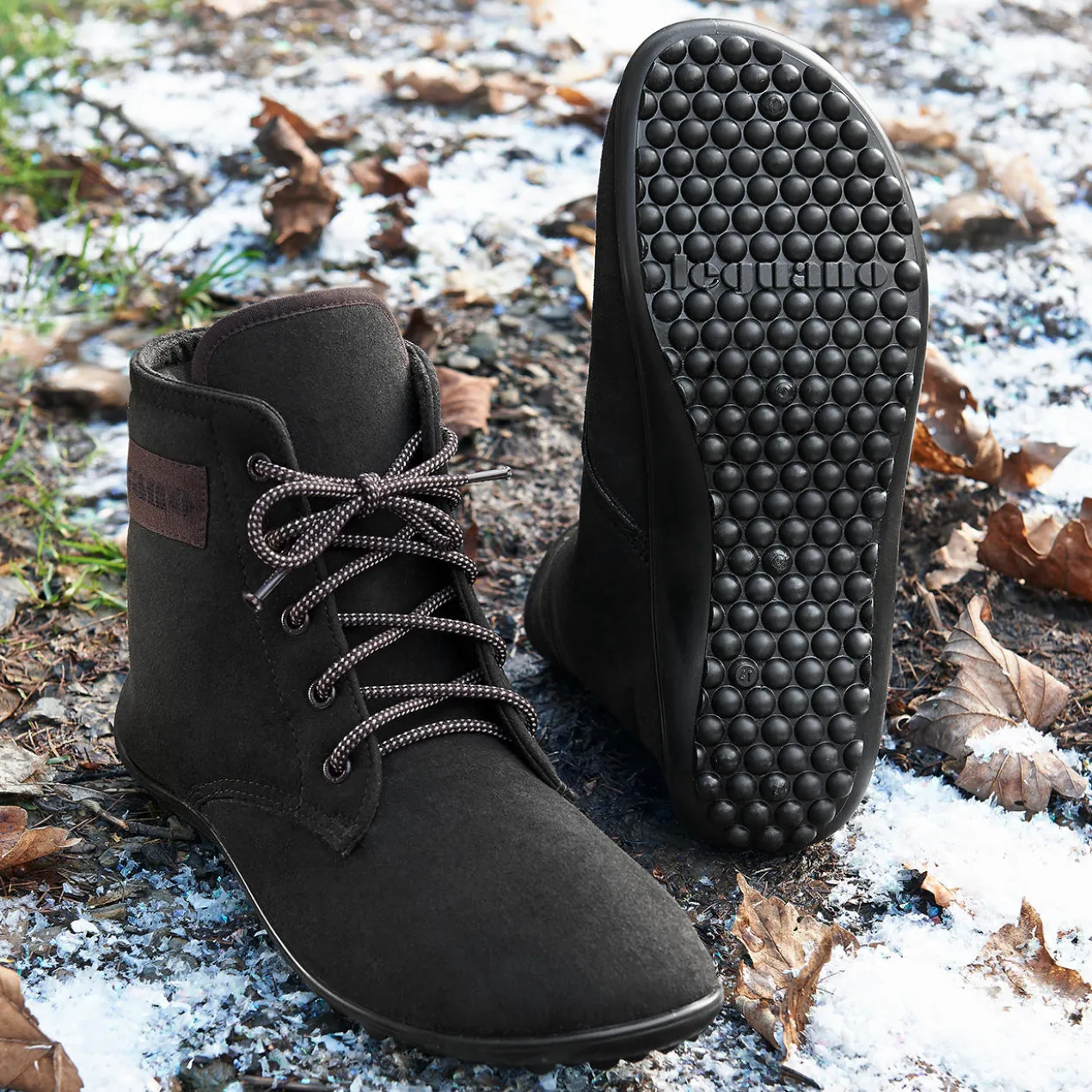 Barfuß-leguano® Schnür-Boots
