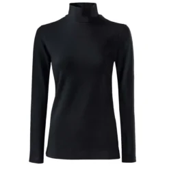 Baumwoll/Kaschmir-Highneck-Shirt