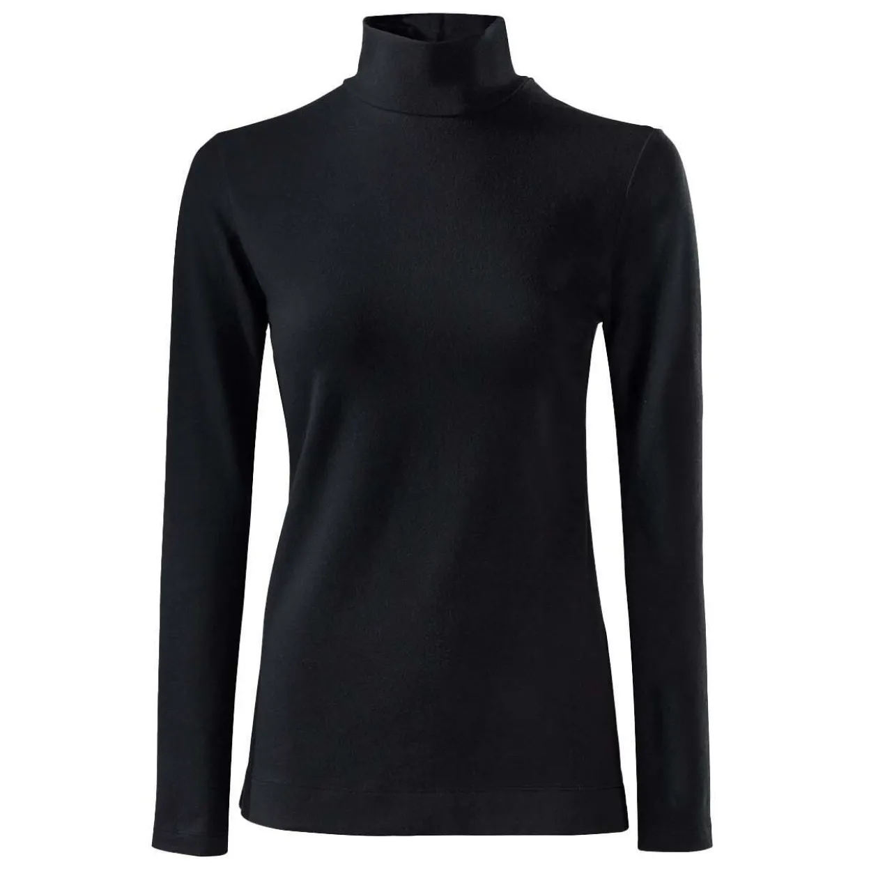 Baumwoll/Kaschmir-Highneck-Shirt
