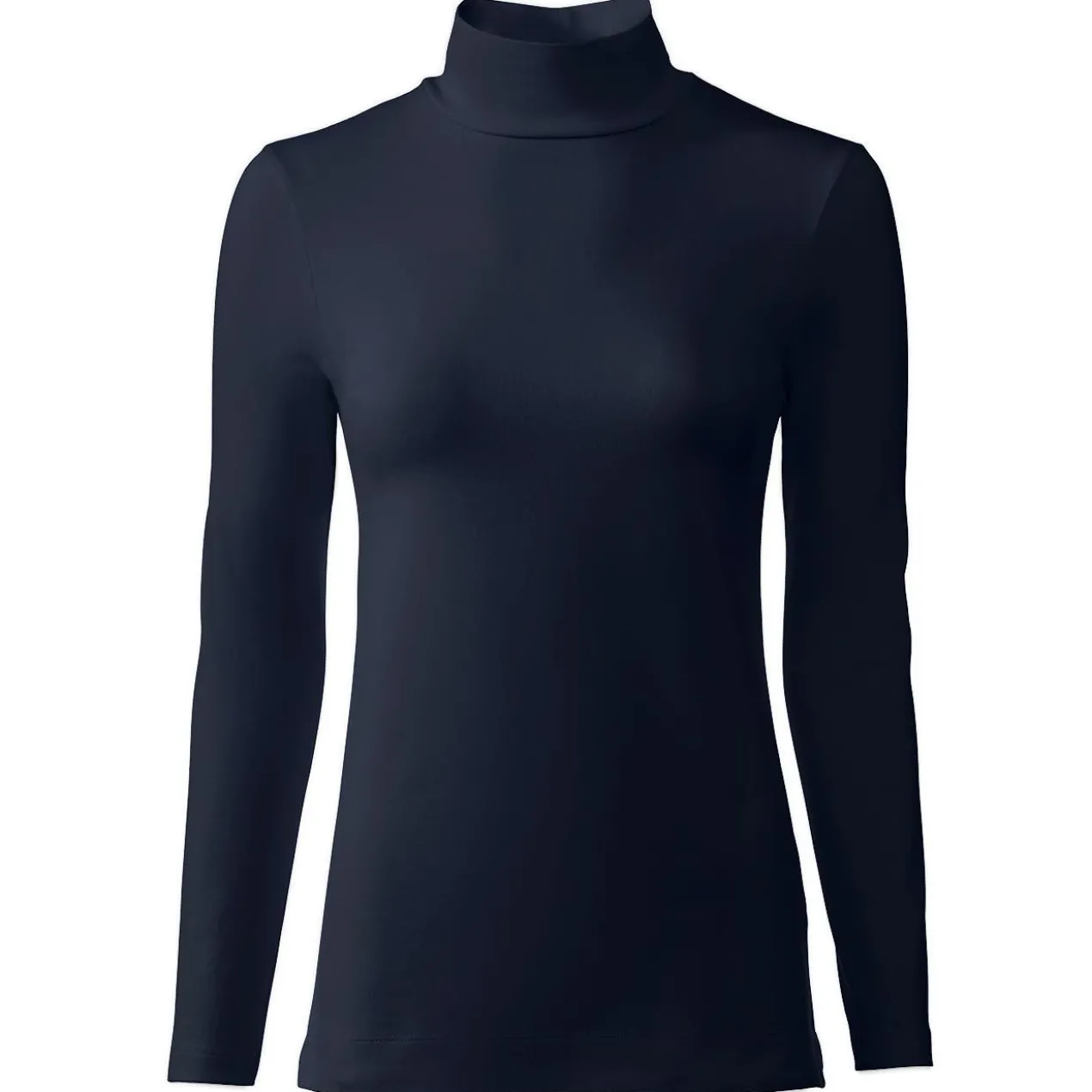 Baumwoll/Kaschmir-Highneck-Shirt