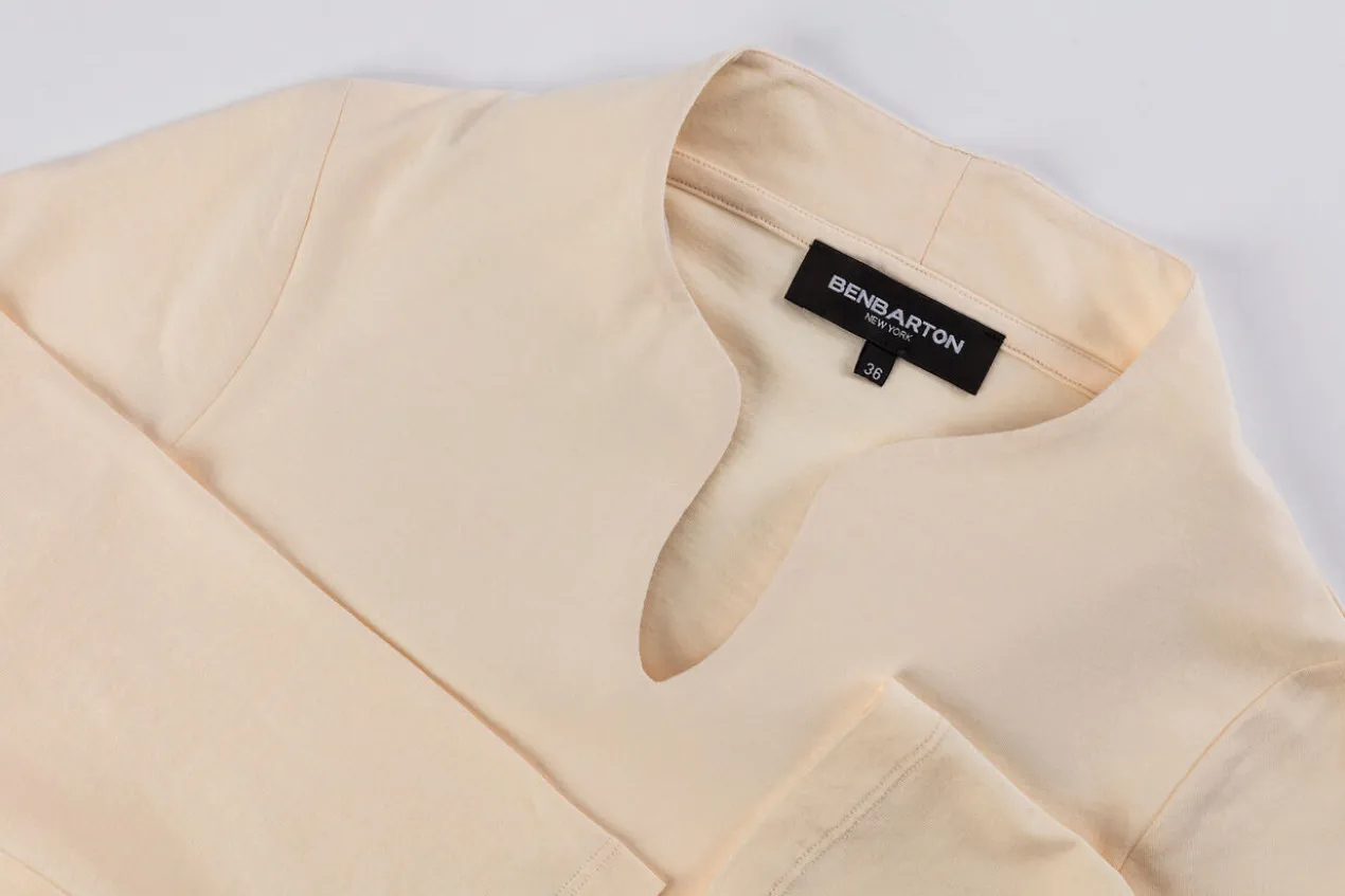 Baumwoll/Modal-Blazer-Shirt