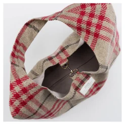 BAZAR Atelier Sablon Tartan-Shopper
