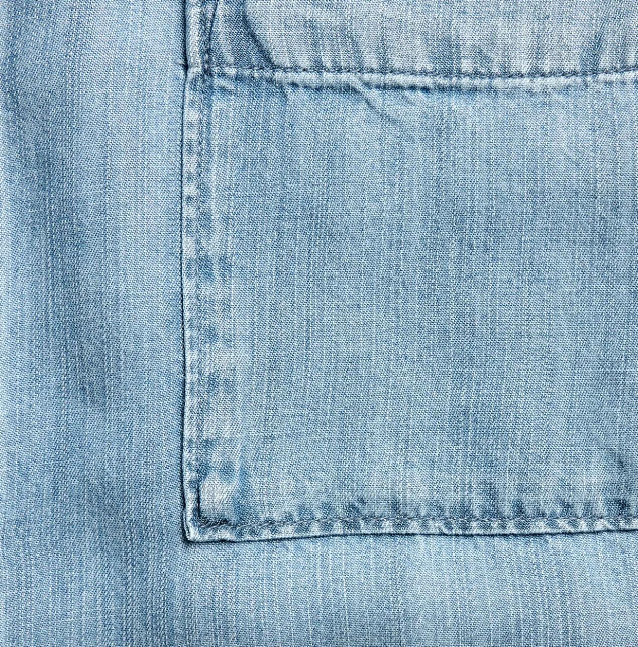 Bella Dahl Kurzarm-Soft-Jeansbluse