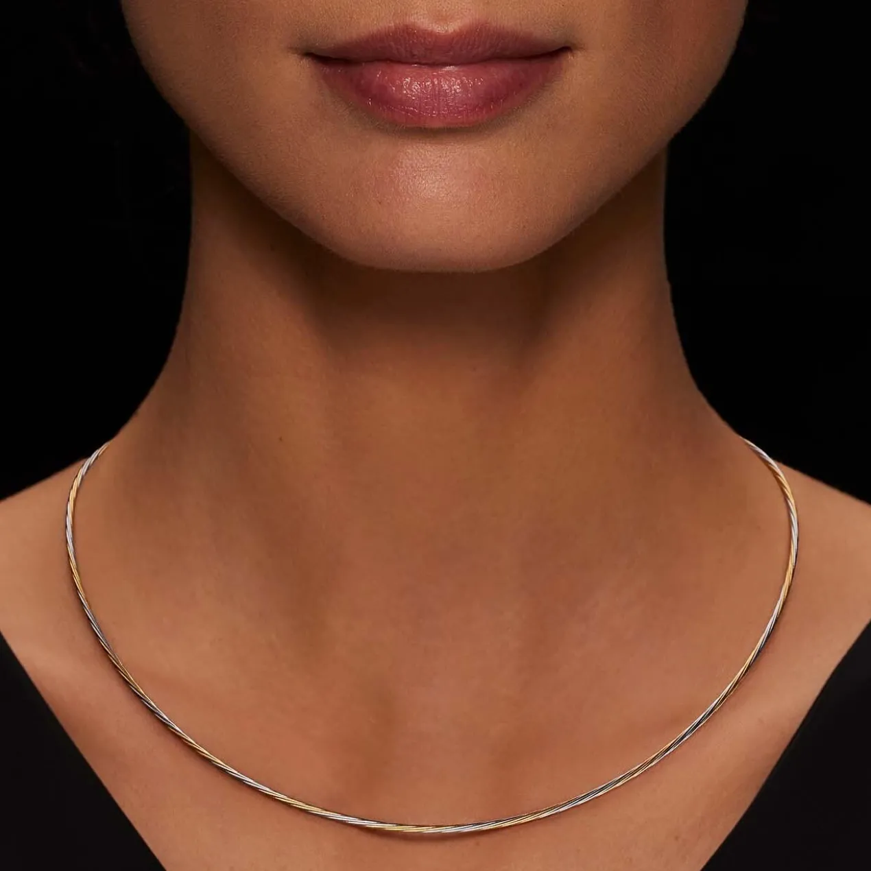 Bi-color Kabelcollier