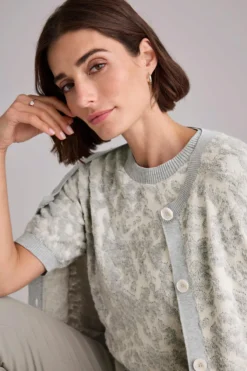 BLANCHE 3D-Jacquard-Twinset