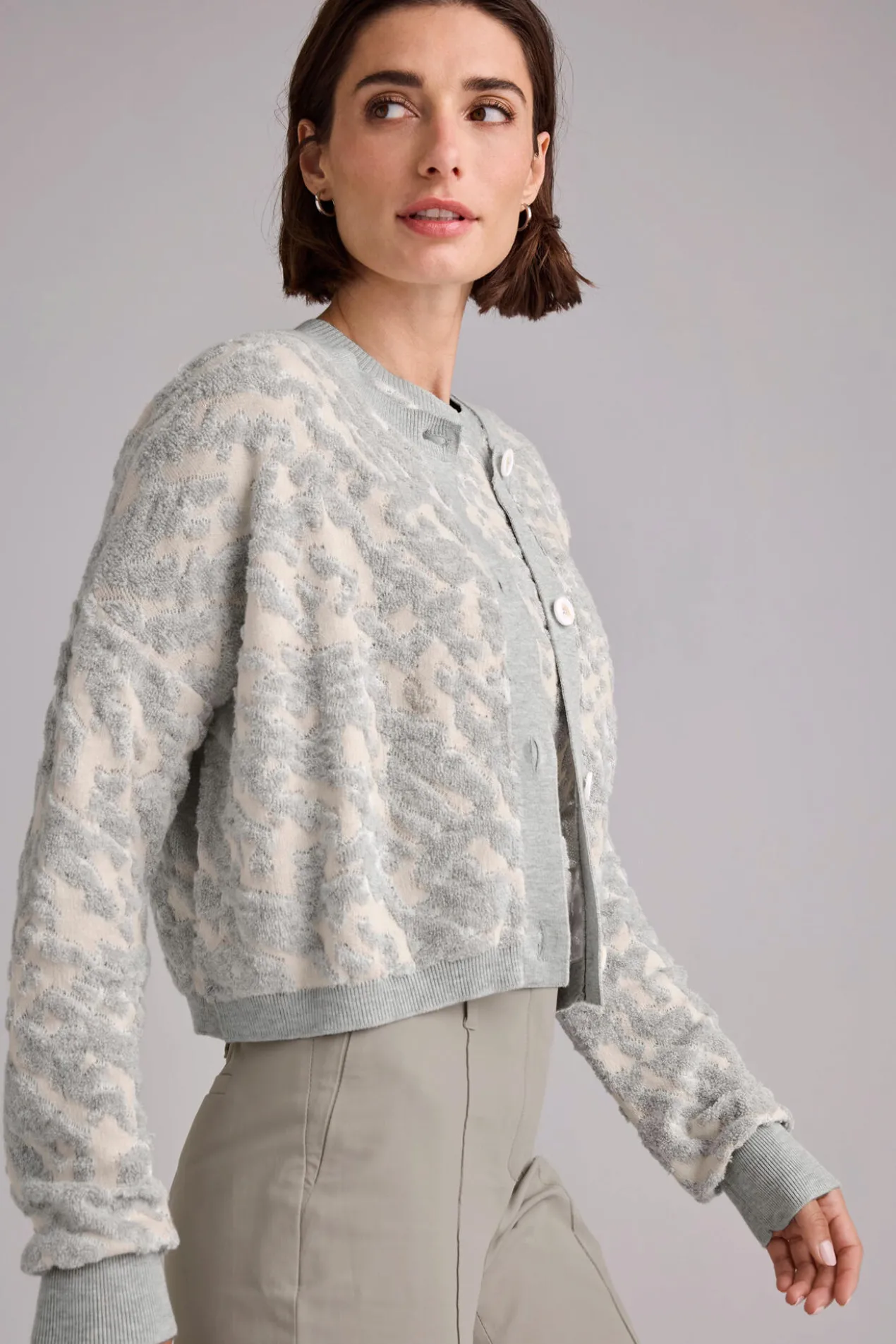 BLANCHE 3D-Jacquard-Twinset