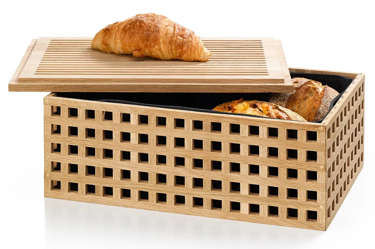 Brotkorb aus Eichenholz