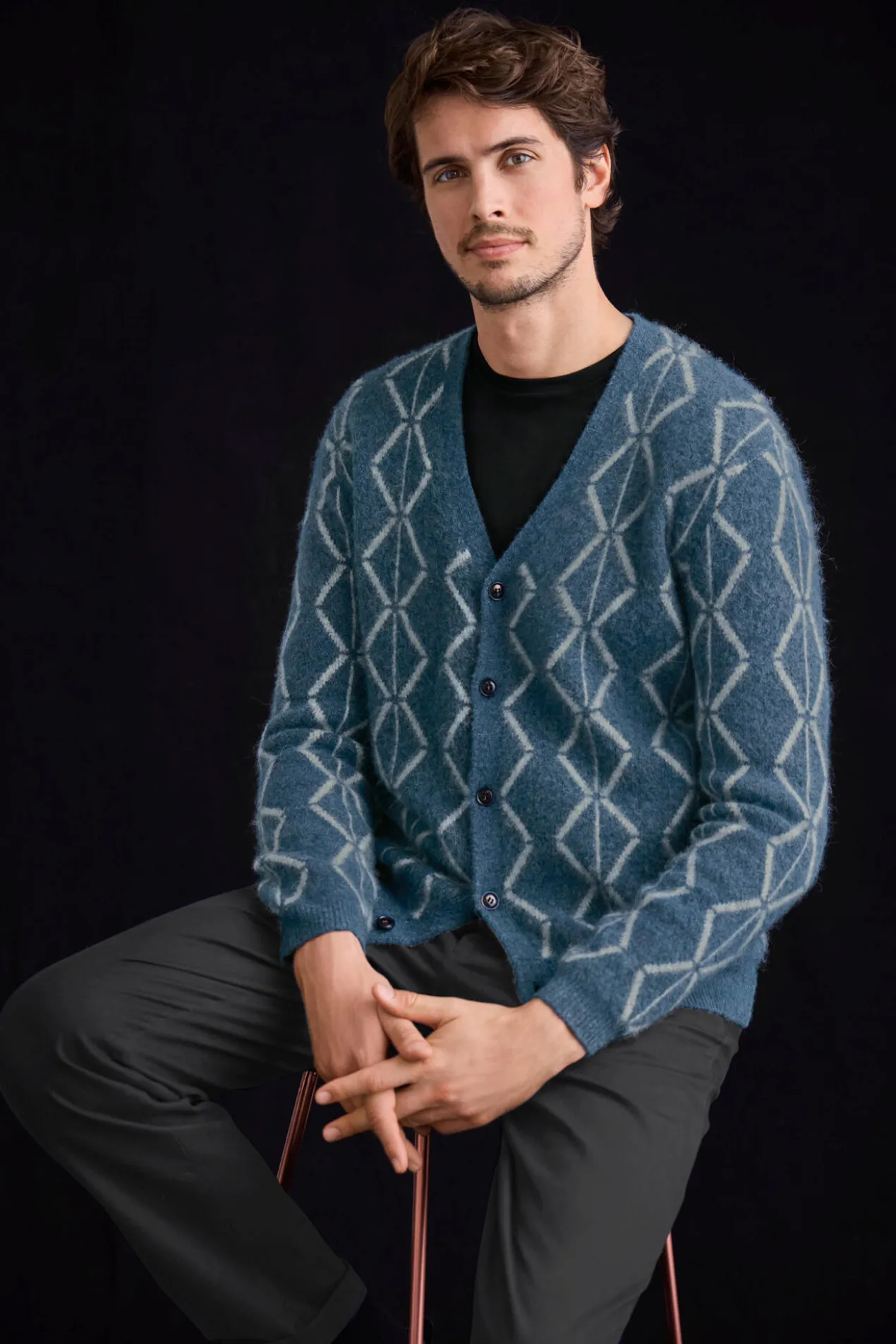 Brushed-Alpaka-Cardigan