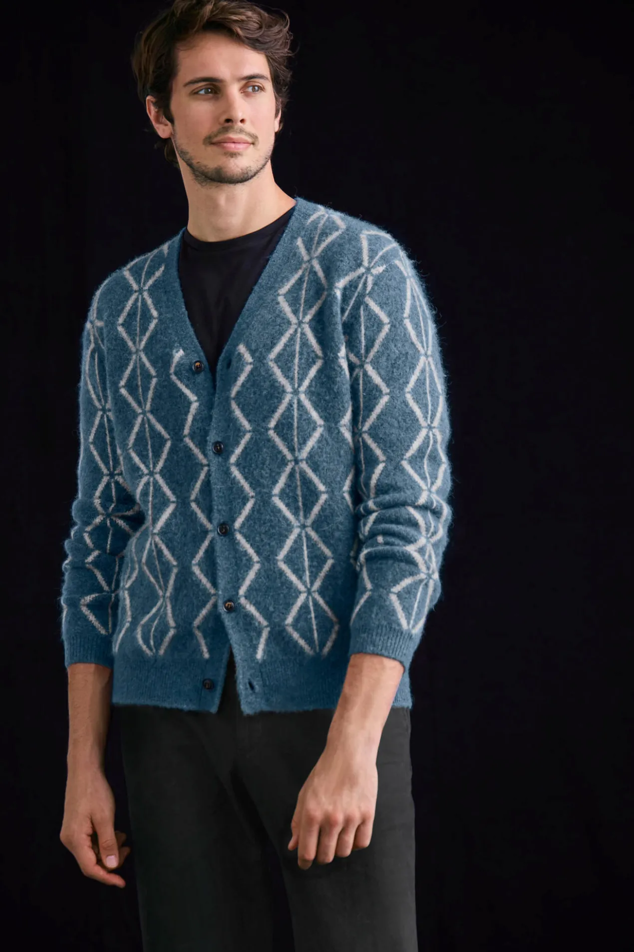 Brushed-Alpaka-Cardigan