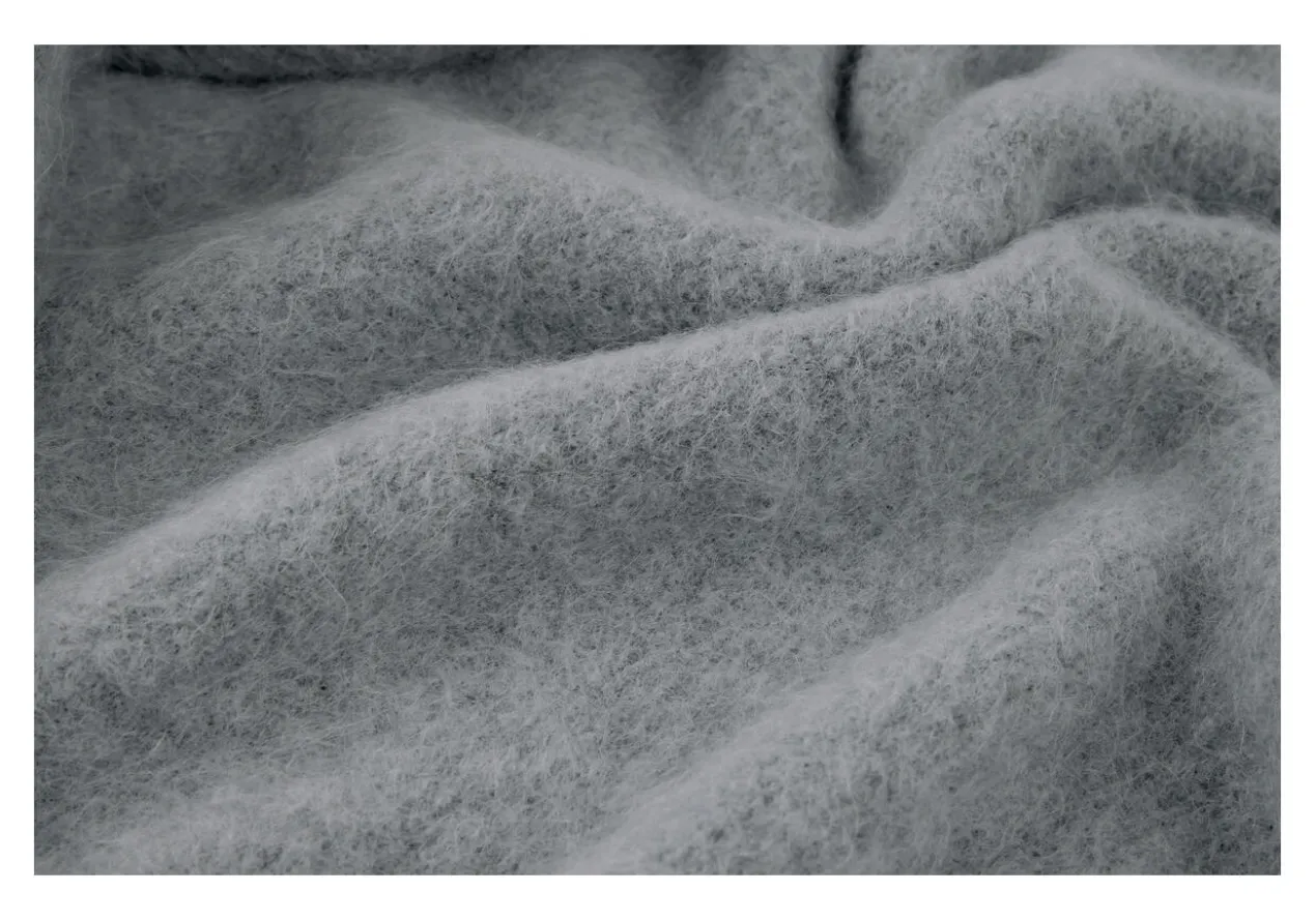Brushed-Alpaka-Pullover oder -Schal