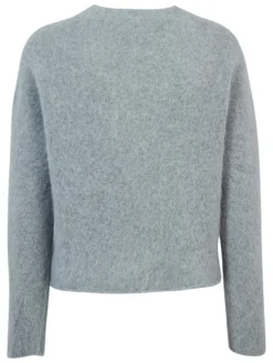 Brushed-Alpaka-Pullover oder -Schal