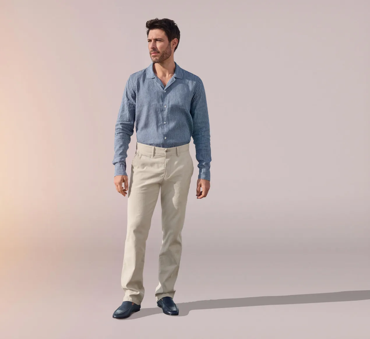 Business-Leinenhose