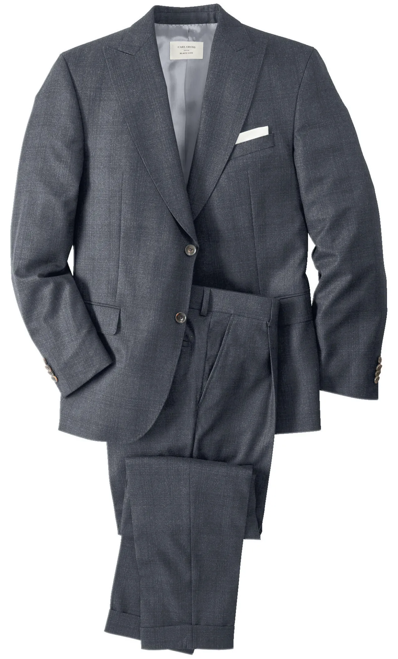 Carl Gross Super-120-Flanell-Sakko oder -Hose