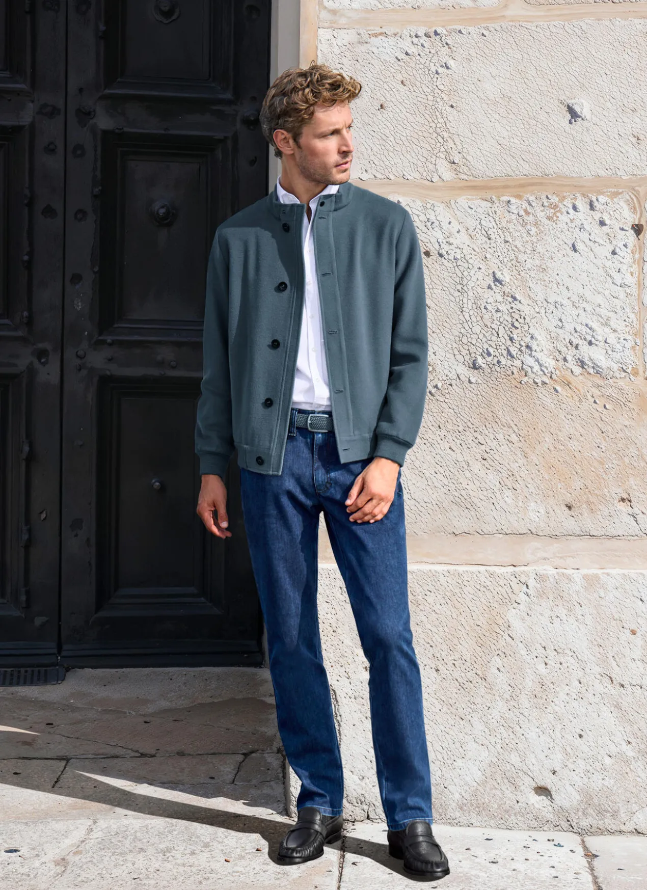 Clark Ross Brushed-Alpaka-Blouson