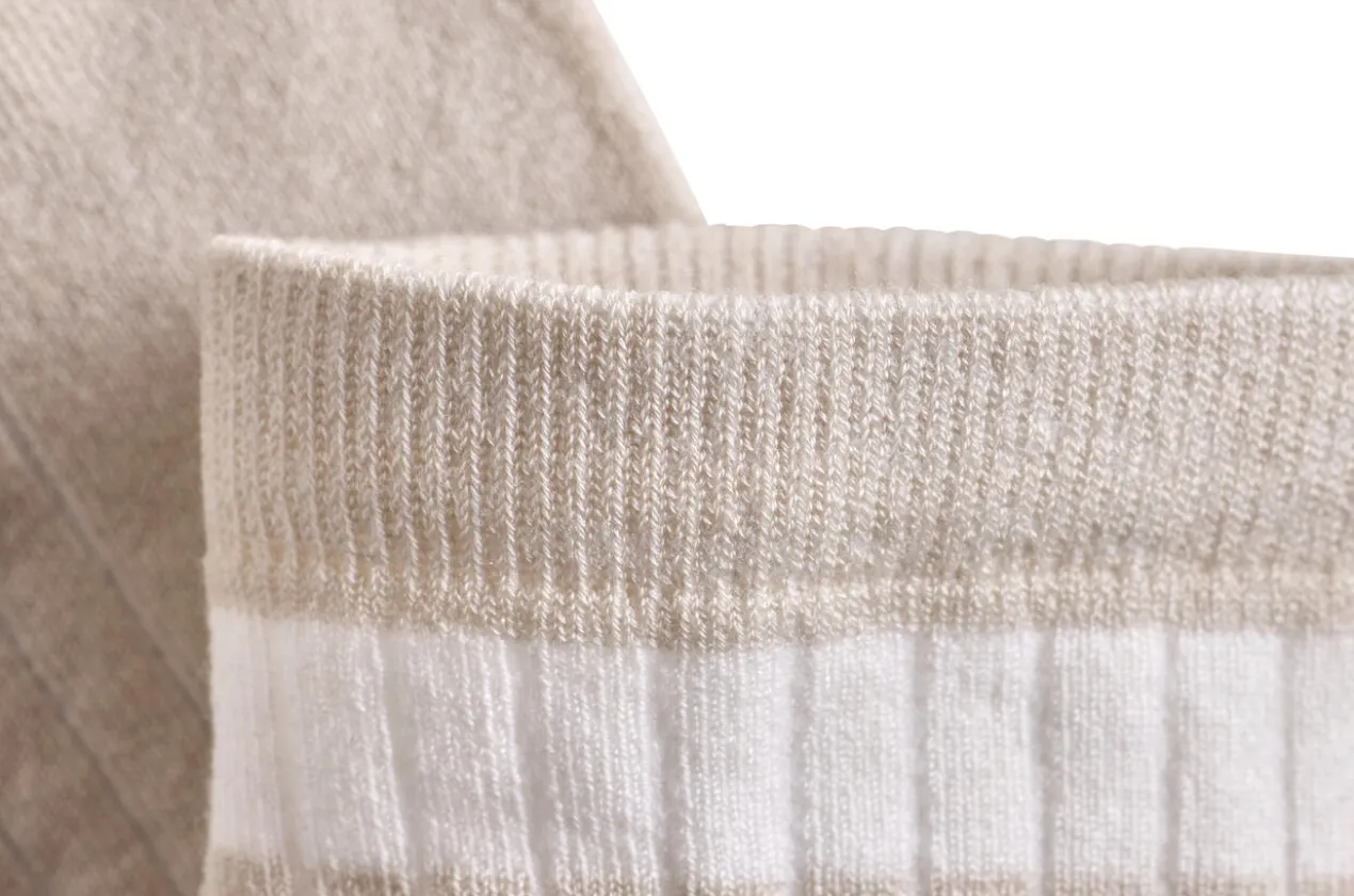 Collégien Seiden-Baumwoll-Socken
