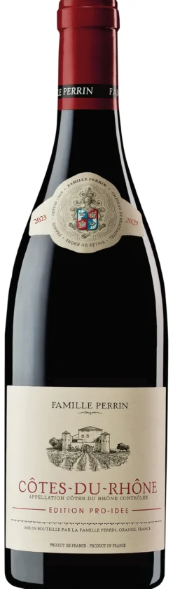 Côtes du Rhône EDITION PRO-IDEE 2023, Perrin, Rhône, Frankreich