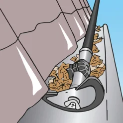 Dachrinnen-Reinigungsset, 2-teilig