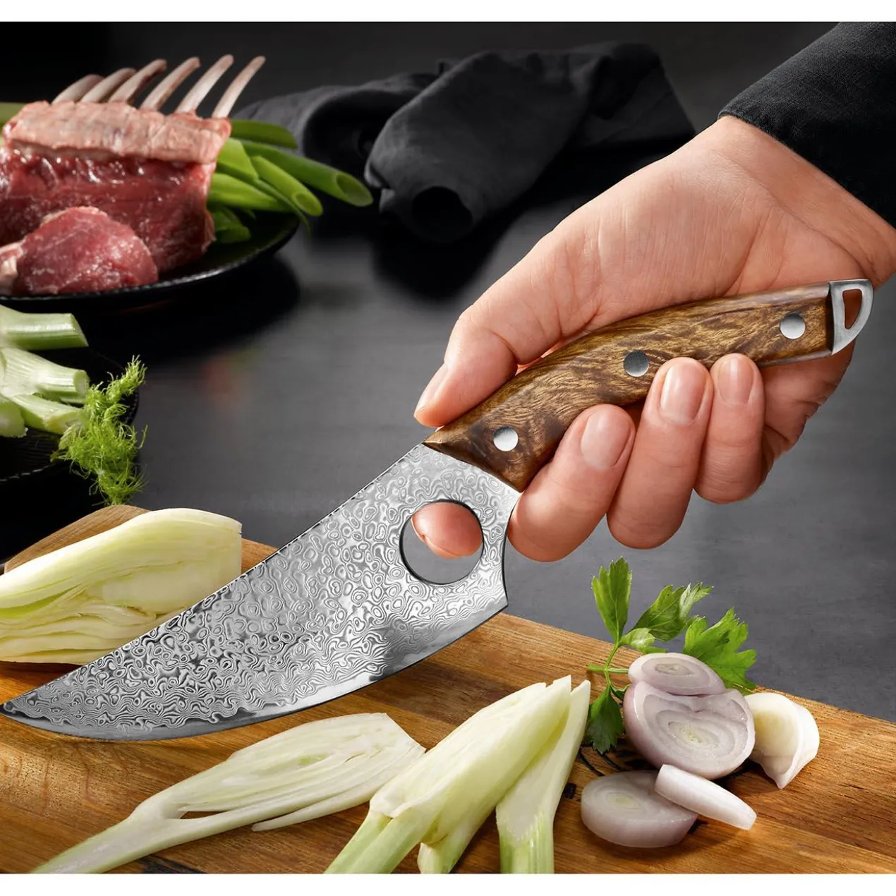 Damast Butcher-Messer