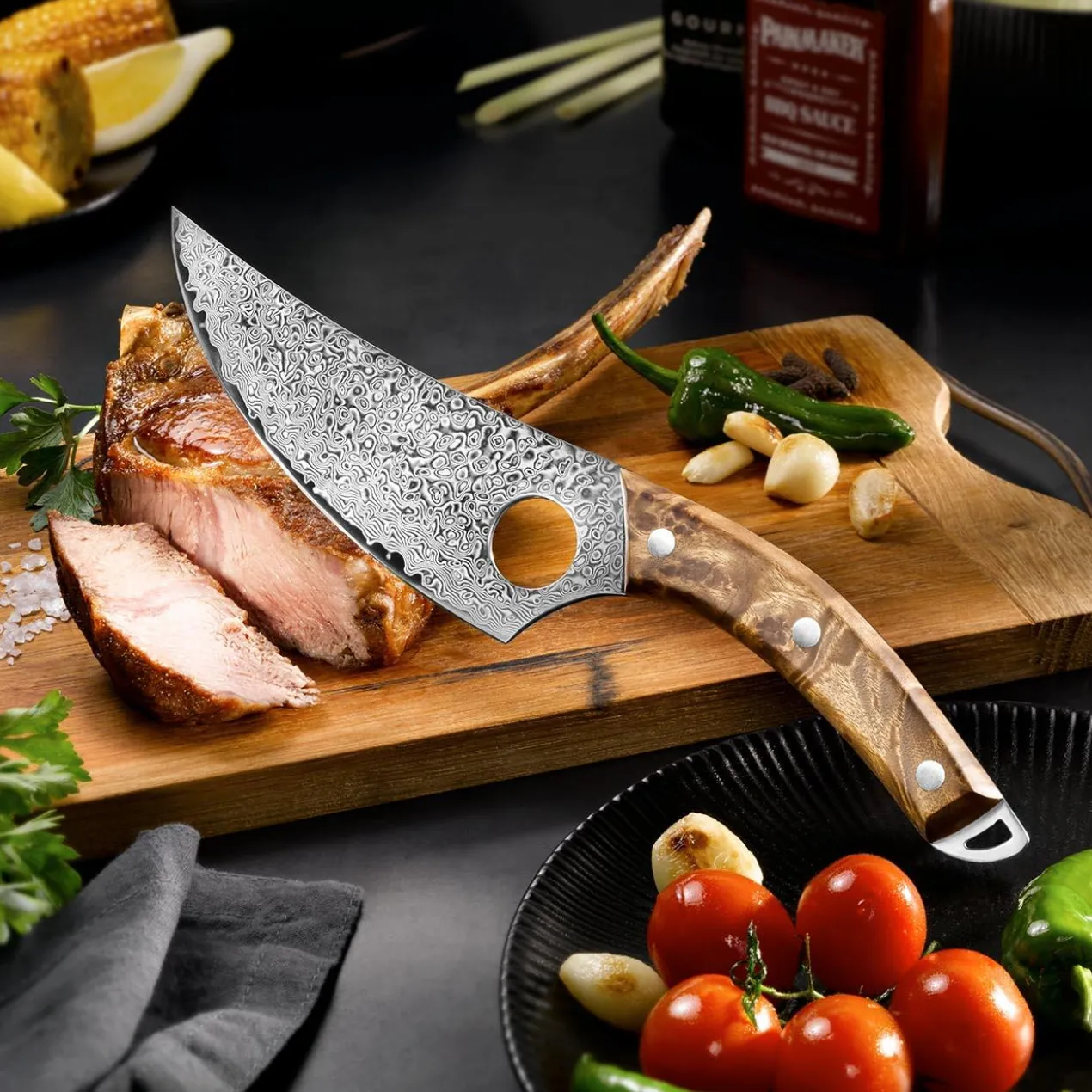 Damast Butcher-Messer