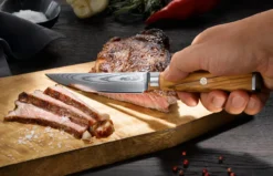Damast-Steakmesser, 2er-Set
