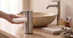 Design-Seifenspender mit Dosierautomatik