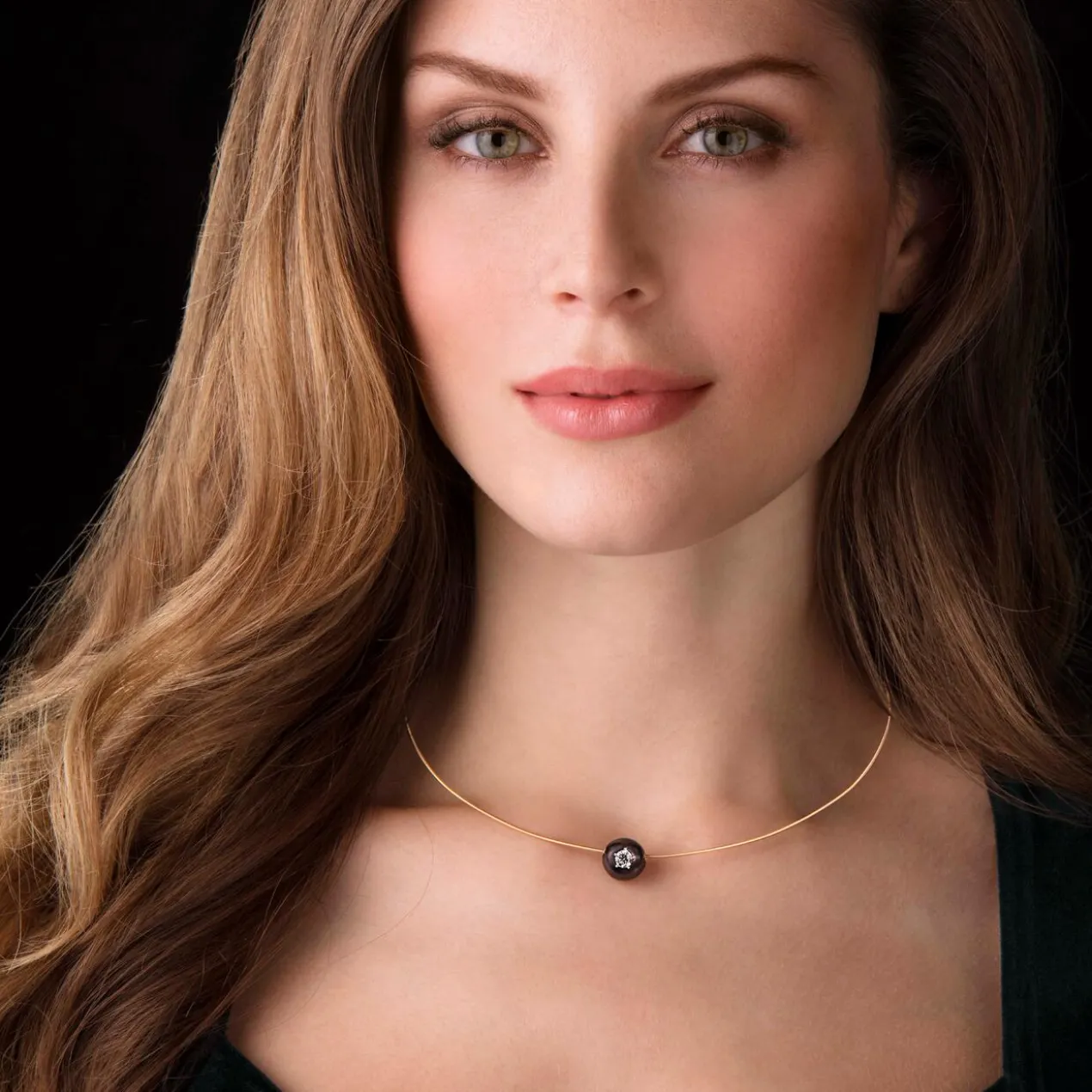 Diamant-Perlen-Collier