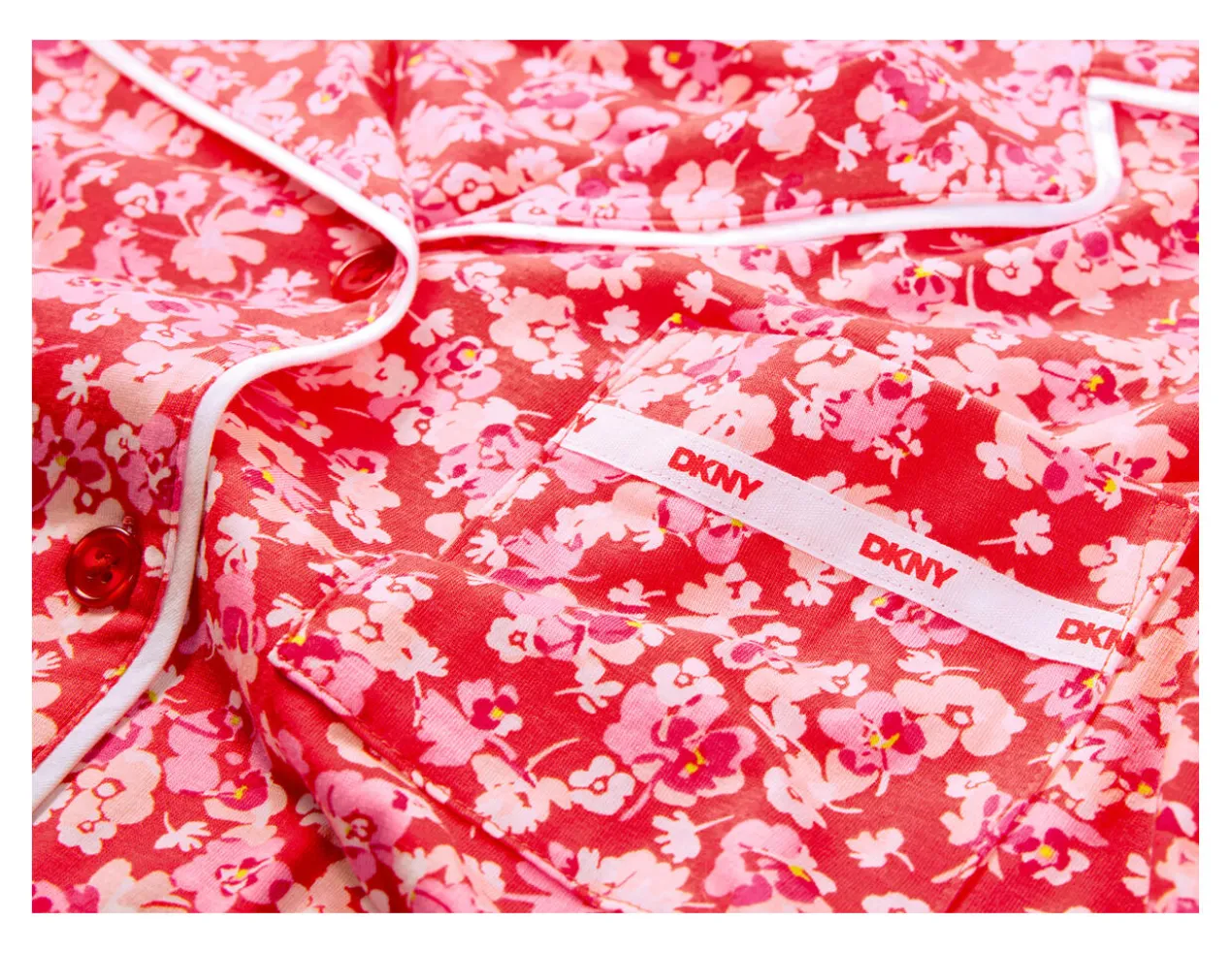 DKNY Flower-Print-Pyjama
