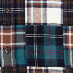 DU4 Patchwork-Flanellhemd