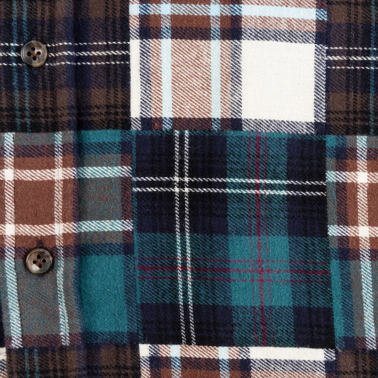 DU4 Patchwork-Flanellhemd