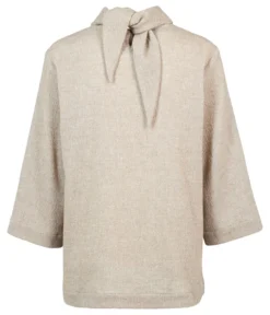 Edles Crinkle-Woll-Blusenshirt