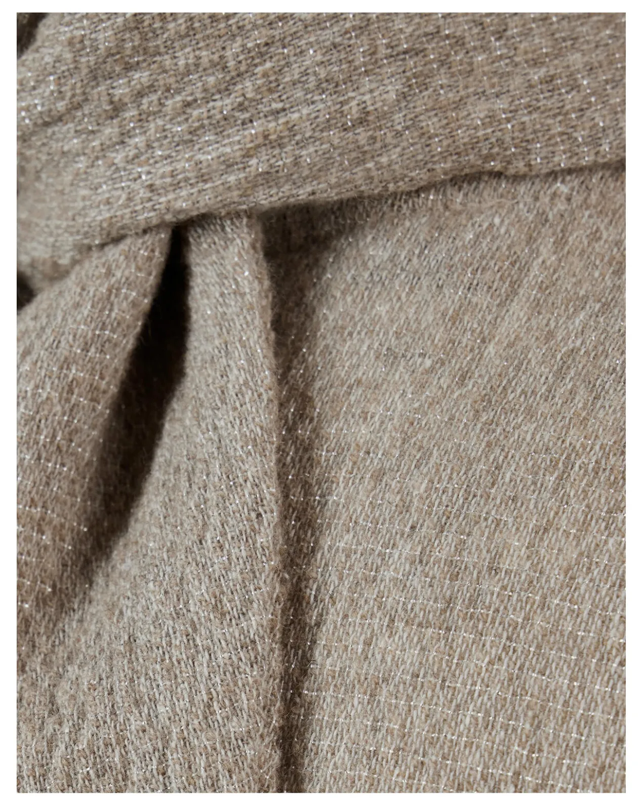 Edles Crinkle-Woll-Blusenshirt