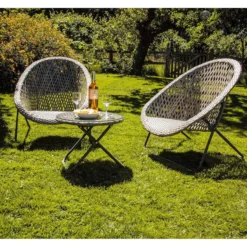 Faltbares Loungeset, 3teilig