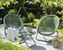 Faltbares Loungeset, 3teilig