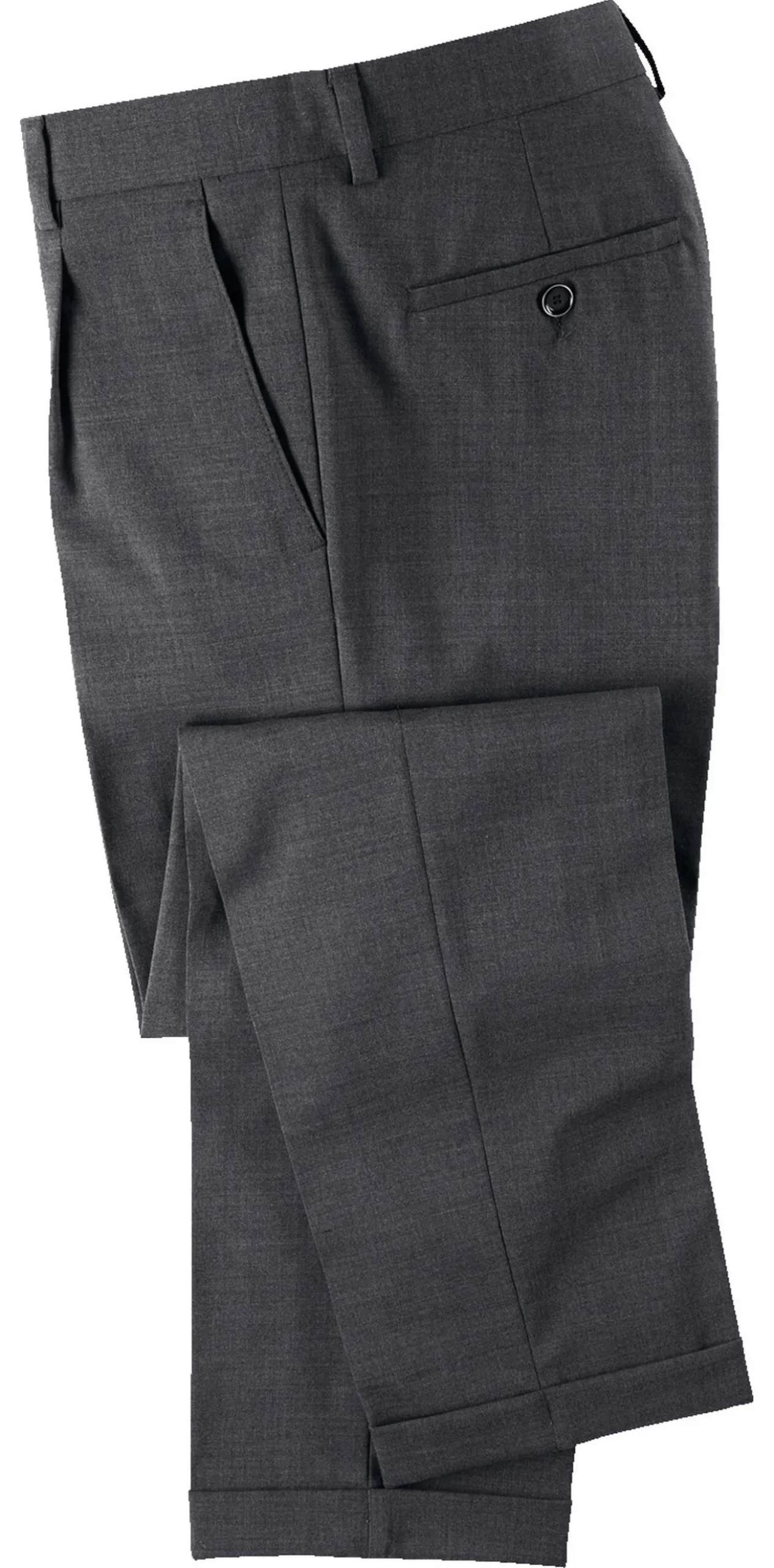 Fashion Charts Bundfalten-Wollhose