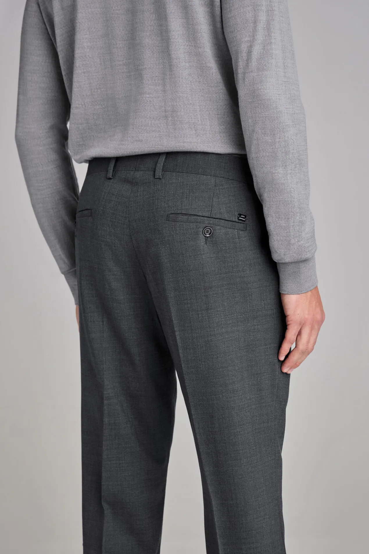 Fashion Charts Bundfalten-Wollhose