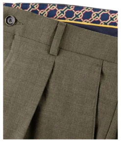 Fashion Charts Bundfalten-Wollhose