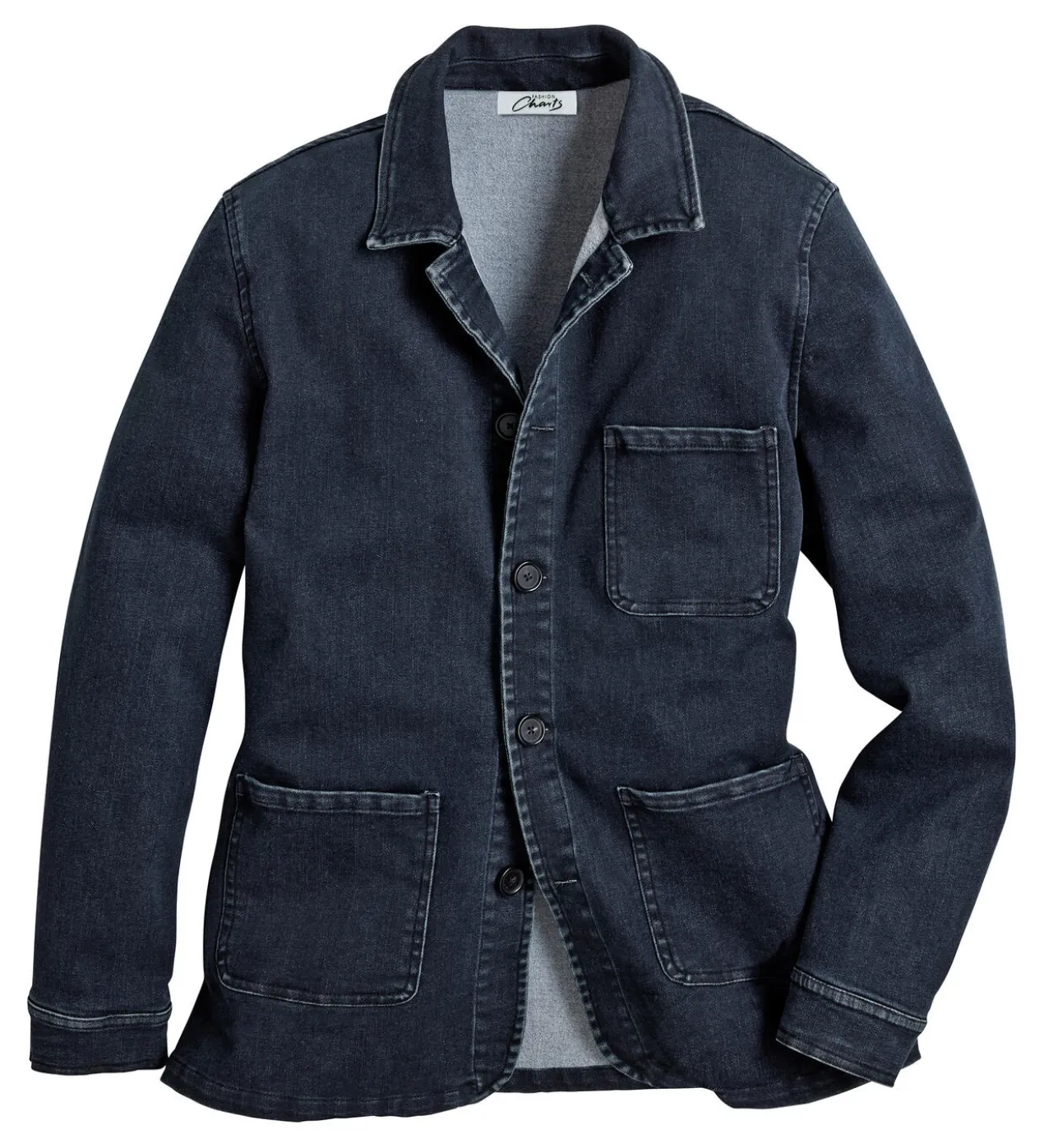 Fashion Charts Kaschmir-Denim-Shacket