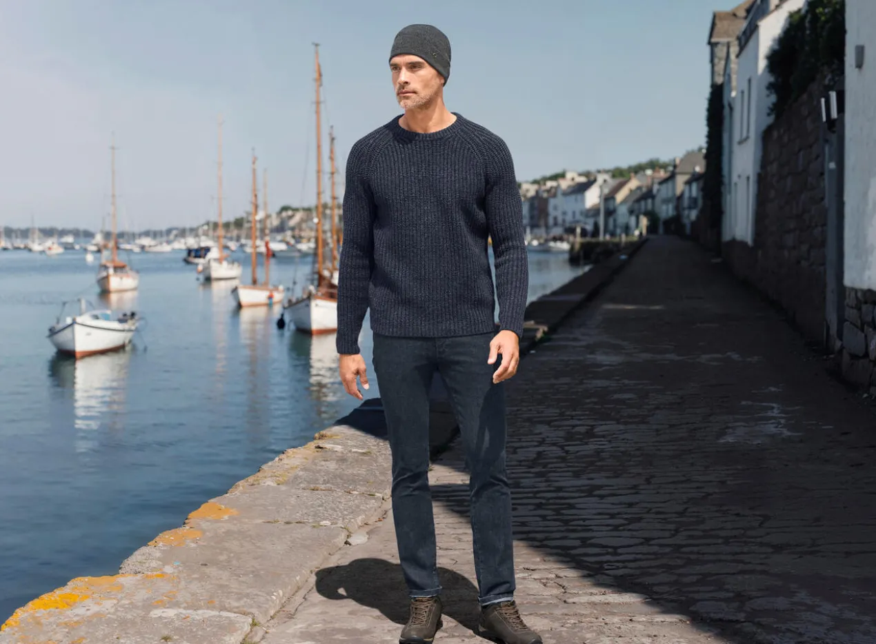 Fisherman Rippenpullover