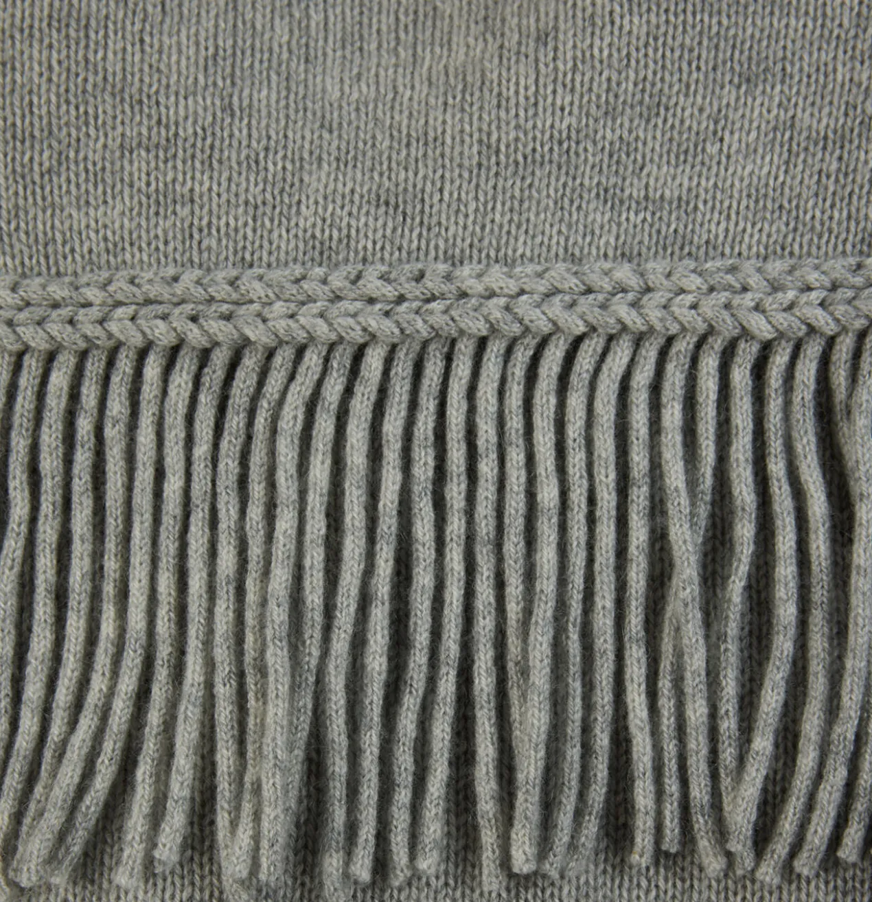 FTC SeaCell®-Kaschmir-Fransenpullover