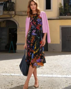 Fuzzi Handtaschenkleid Exotic Flowers
